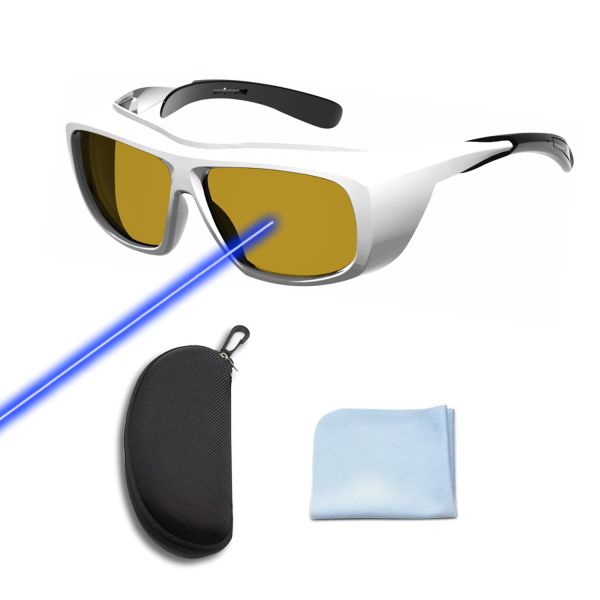 Laser protective glasses certified laser protection laser protection glasses 200-460nm 800-2000nm 266nm 488nm 808nm Yellow Laser 1510nm laser protection sheet co2 laser protection glasses co2 laser