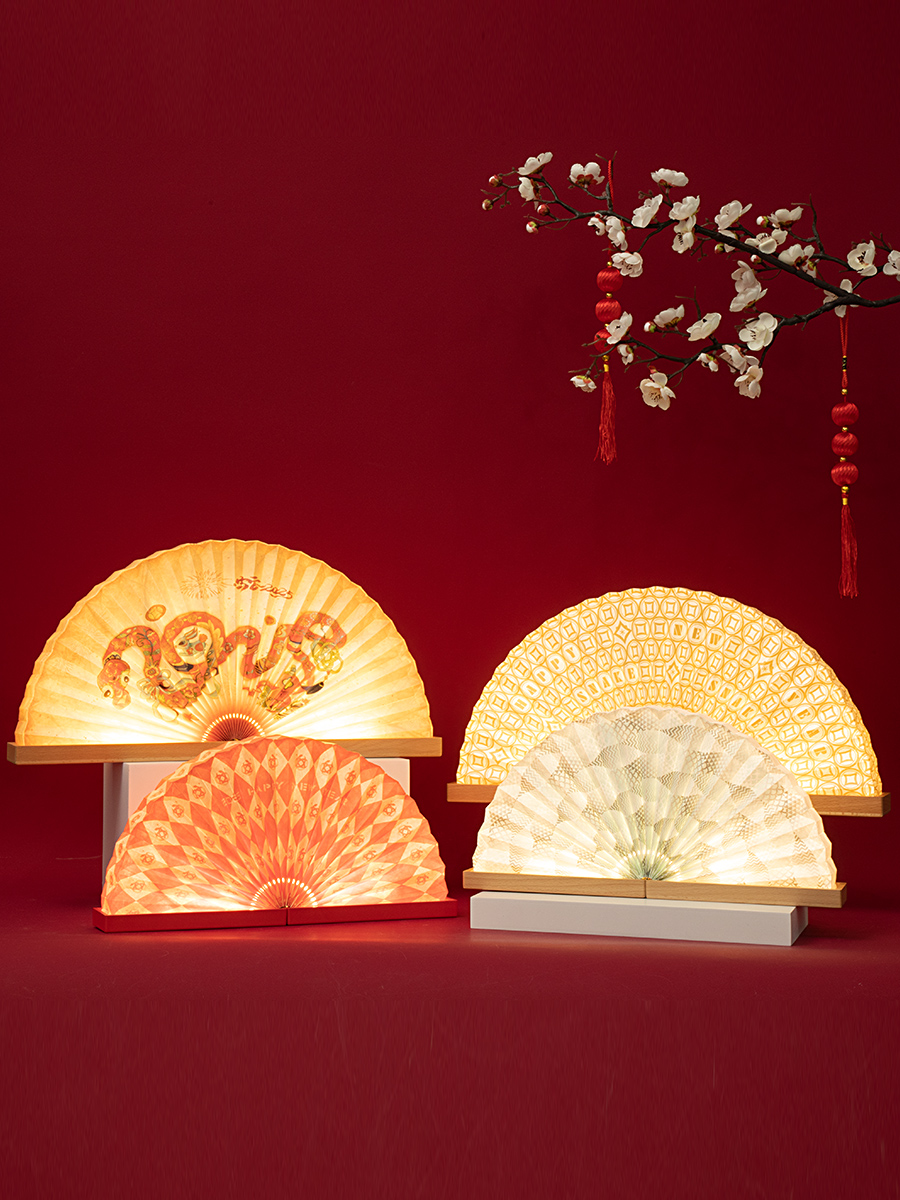 ZBOLE Recyclable Mini Paper Art Lamp Folded Light Living Room Decoration