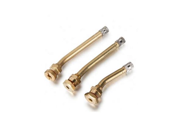Trucks  Brass Valve Stem 9.7mm Rim Hole V3.20.4 Bend 27° 90mm Length