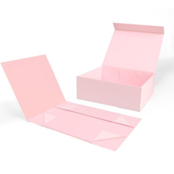 Foldable Rigid Cardboard Box With Magnetic Closure Paper Gift Box For Watch Wedding Party
