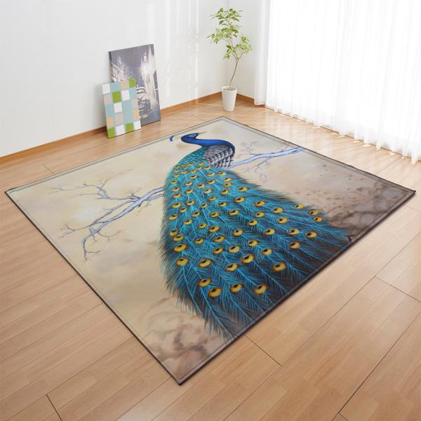 Animal New Cartoon Large Carpet Source Wholesale Feather ins Style Bedroom Floor Mats