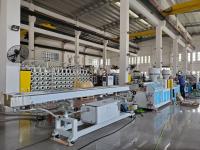 PLC plástico 120kw 150mm da máquina da extrusão da tubulação do PVC da mangueira de jardim