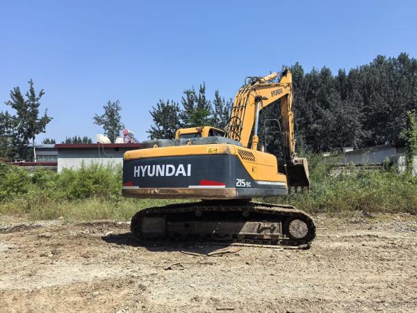 21000KG Used Hyundai Excavator R215-9C Hydraulic Hyundai 21 Ton Excavator