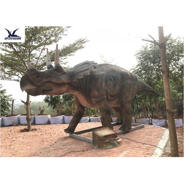 Realistic Full Size Dinosaur Models , Garden Artificial Life Size Dinosaur Models