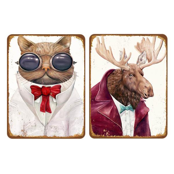 Customization Daily Household Items A4 Size Iron Plate Bedroom Wall Painting