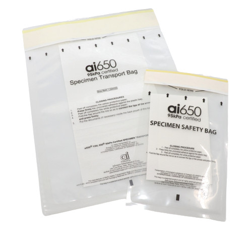 El bolso transparente del transporte 95KPa para los especímenes médicos acepta el arreglo para requisitos particulares