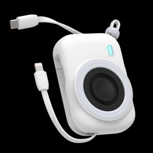15W Magnetic Wireless Charging Power Bank 10000mAh White