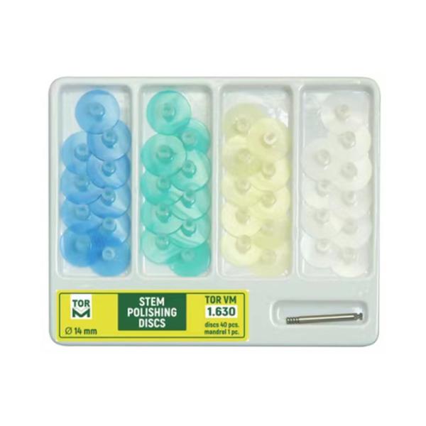 TOR Sectional Matrix Kit 600 Dental Stem Polishing Finishing Discs Set for Teeth Restoration Universal 80 pcs