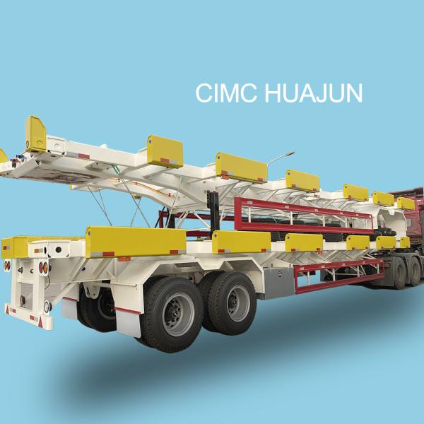 CIMC HUAJUN WABCO Value 1540 Skeleton Container Semi Trailer for 20ft 40ft Container