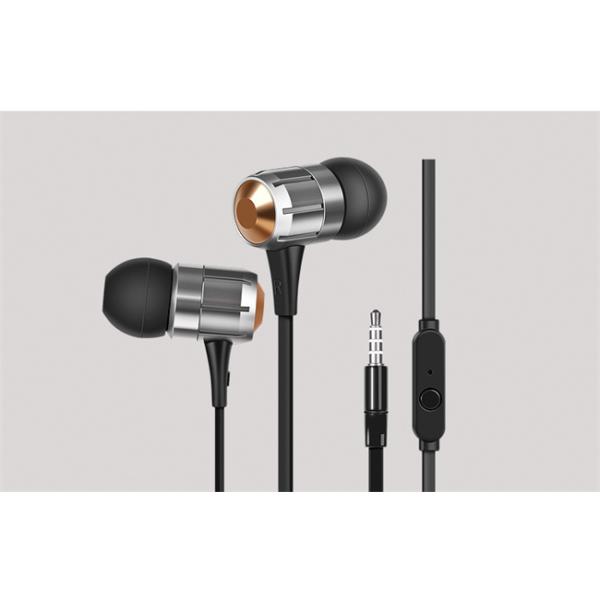 In Ear 20Hz Flat Cable Earphones 6U Magnetic Earbuds Wired With Microphone