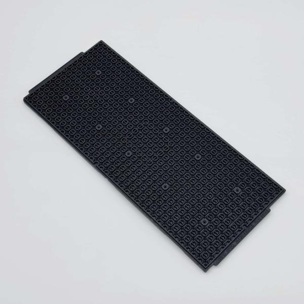反り 0.76mm 未満 黒色電子部品 IC チップトレイ 一貫した性能のために