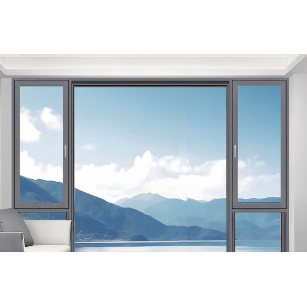 Energy Saving Aluminium Tilt and Turn Window with Easy Maintenance and Thermal Break System