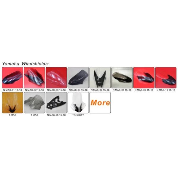 Aftermarket Motorcycle Parts Windscreen Wind Deflector , Windscreen Motorcycle Auto Parts For Yamaha