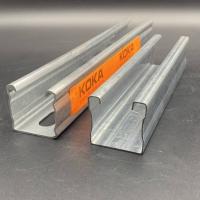 Cinturado con zinc Perforado a medida 41x41 41x21 Canal de apoyo de resistencia