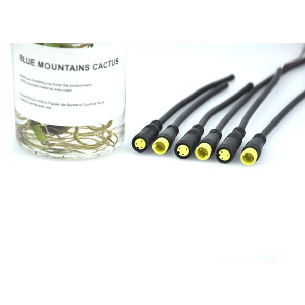 Пин штепсельной вилки 2 соединителей ИП65 штепсельной вилки электрического велосипеда водоустойчивый электрический на открытом воздухе мужской женский