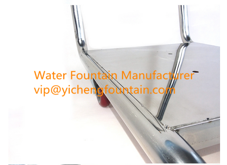 Swimming Pool Kits Fully SS Material Two Wheels Trolley For Carrying Sand Filter