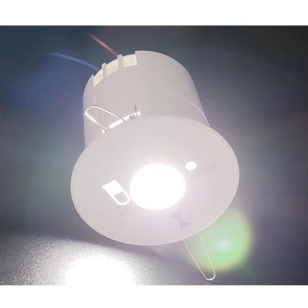 Modern 2.5 Inch Aluminum Embedded Downlight for Indoor Corridor Stair Aisle Emergency