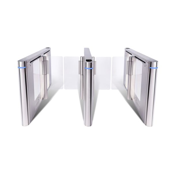 Fast Speed Stainless Steel Swing Barrier Turnstile Gate IP54 Security Turnstile Gate