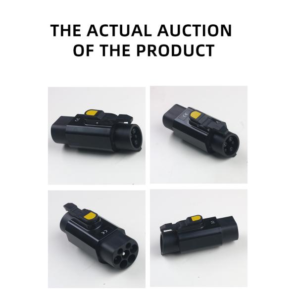 Highly Electric Vehicle Charger Type 1 Male Adapter To Type 2 Female Ev Adapter Convertor Sae J1772 Type1 To Type2 Adapter