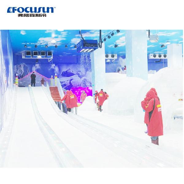Longa vida útil Focusun FAS-650G Máquina de neve para estações de esqui com compressor Copeland