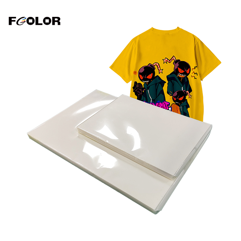 A3 PET Heat Transfer Film High-Temperature Peel Moistureproof Electrostatic Coating for Clothing Application