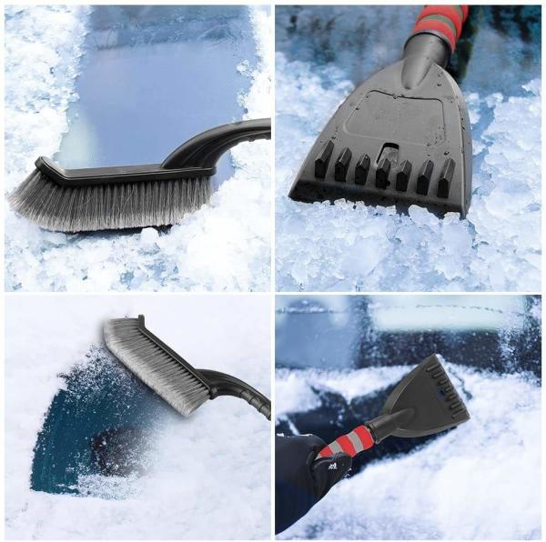 Detachable Extendable Snow Brush Car Windshield Ice Scraper Kit
