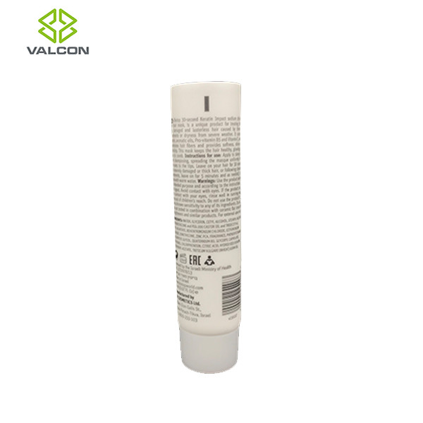 Hair Care Empty Plastic Tubes 20 ML Capacity White PP Screw Cap