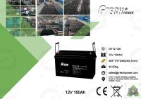 As telecomunicações de UPS selaram a bateria acidificada ao chumbo regulada VRLA 12v 150ah