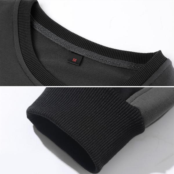 OEM Men's Crew Neck Long Sleeve Sweatshirts Fashion Color Block Pullover Oversize