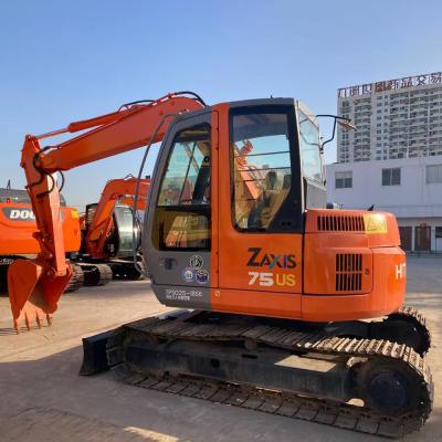 Hitachi ZX75US Used Excavator Hydraulic 7 Ton Mid Sized