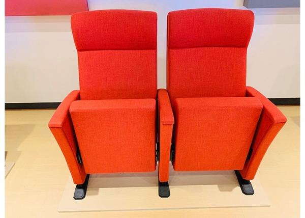 Fabric School Hall Church Auditorium Chair With Upholstery Seat Pan