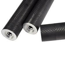 Heat Resistant Carbon Fiber Rubber Roller Smooth Finish Anilox Printing Corrosion Resistance
