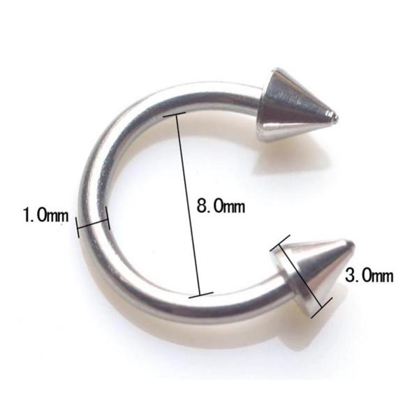 Fashion Horseshoe Ring Piercing Surgical Steel 316l Titanium Septum Ear Nose Lip Tragus
