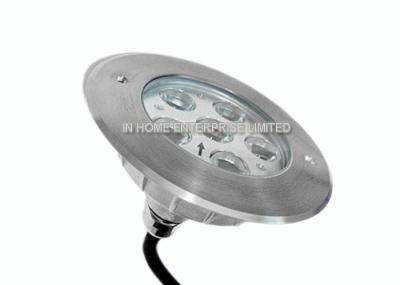 12 volts 30 graus conduziram luzes Inground 18W da associação de aço inoxidável