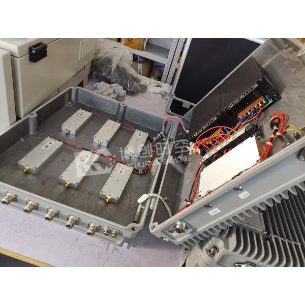 Fixed UAV jammer 1500m all day automatic drive off forced landing return UAV reaction equipment anti UAV jammer drone