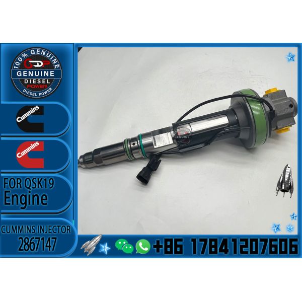 New Good Testing High Performance Fuel Injector 2882077 2867147 Y431K05392 2882077PX for QSK19 QSK38 QSK50 More