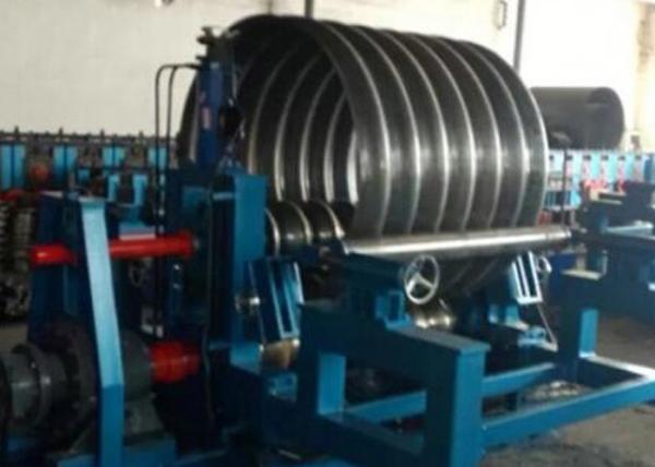 12-15m/Min Automatic Silo Forming Machine , Silo Panel Roll Forming Machine