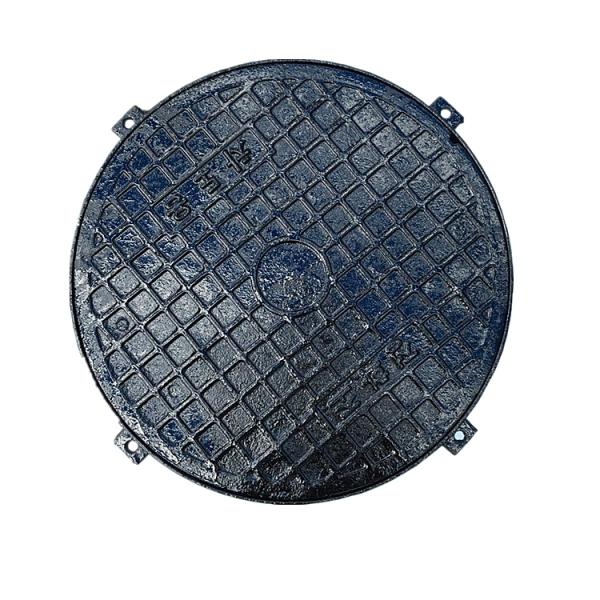Municipal Roads Sewer Manhole Cover Cast Iron Light Weight 100% Waterproof