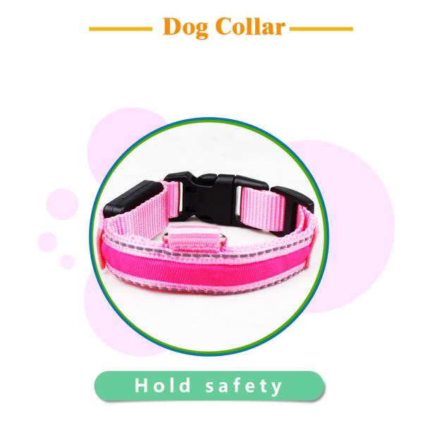 Luminous Waterproof LED Dog Collar Christmas Use Small Flashing