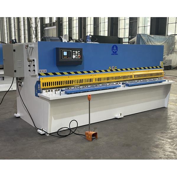 5.5kw Hydraulic Swing Shearing Machine 6*3200mm Carbon Steel CNC Cutter Shears