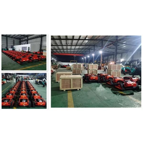 Intelligent Design Farm Lawn Mower Remote Control Crawler Lawn Mower