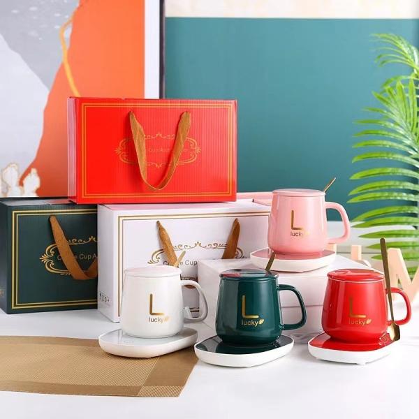Ceramics 55 Degree Thermostatic Ceramic Cup/Mug in Custom Logo and Color Gift Package