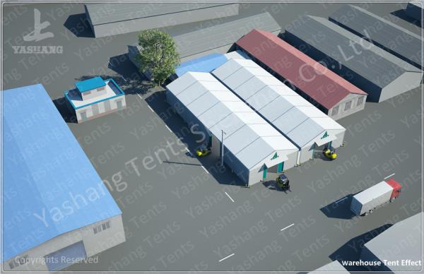 15x35M Transitional Large Canopy Tent Fabric Covered Storage Buildings