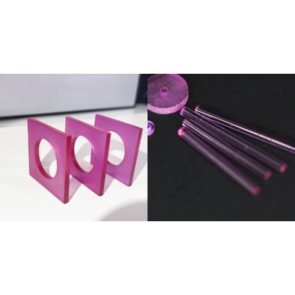 Colored Synthetic Gemstones Widely Used for Decorations and Optical