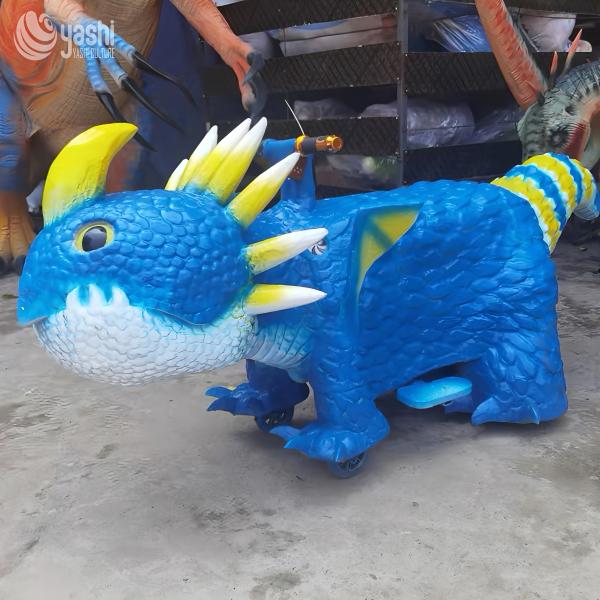 Parent Child Amusement Rideable Dinosaur Electric Vehicle For Shopping Malls