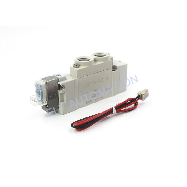 SY7120-5LZD-02 24v Pneumatic Solenoid Valve SMC Low Power G1/4 5/2 Way DC