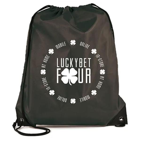 Custom Logo Waterproof Riding Backpack with Shoe Compartment and Drawstring Closure