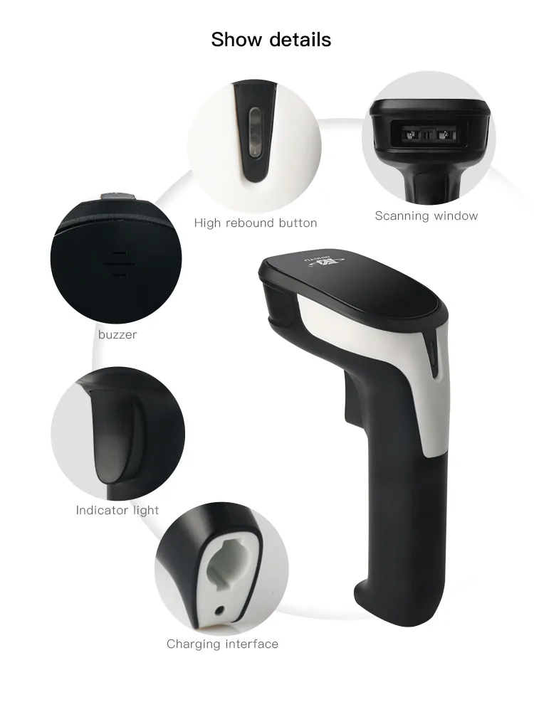 DS5110 1D CCD Barcode Scanner 3mil Resolution 10-600mm Depth