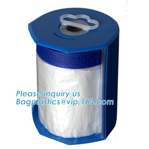 Easy Masking Paper Adhesive Tape, Brown General Purpose PAPER Adhesive Tape Masking Film For Car Painting Speedy Mask