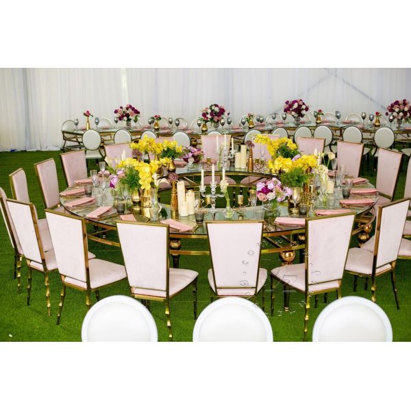 Wholesale Luxury Black Gold Romance Metal Banquet Chairs Unique Wedding Furniture for Hotel Event Dining Party Living Room Hall